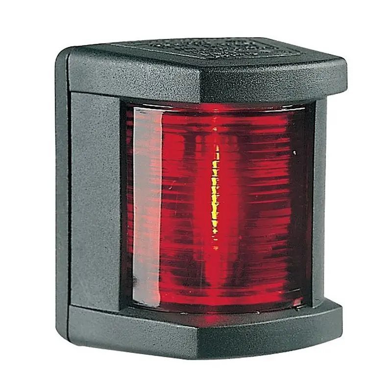 Hella Marine Port Navigation Lamp- Incandescent - 1Nm - Black Housing - 12V [003562035] 1