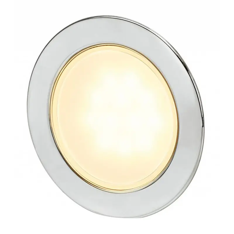 Hella Marine Round Warm White Euroled 95 Gen 2 Led Down Light - Stainless Steel Rim [958340021] 1