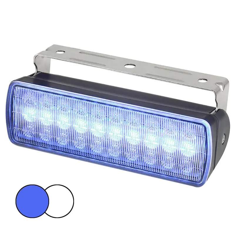 Hella Marine Sea Hawk Xl Dual Color Led Floodlights - Blue/White Led - Black Housing [980950061] 1