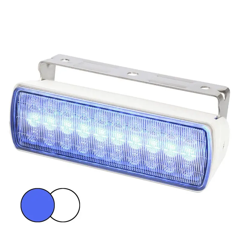 Hella Marine Sea Hawk Xl Dual Color Led Floodlights - Blue/White Led - White Housing [980950071] 1