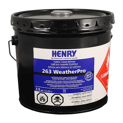Henry 263 Weatherpro Premium Outdoor Carpet Glue (3.5 Gal) 1