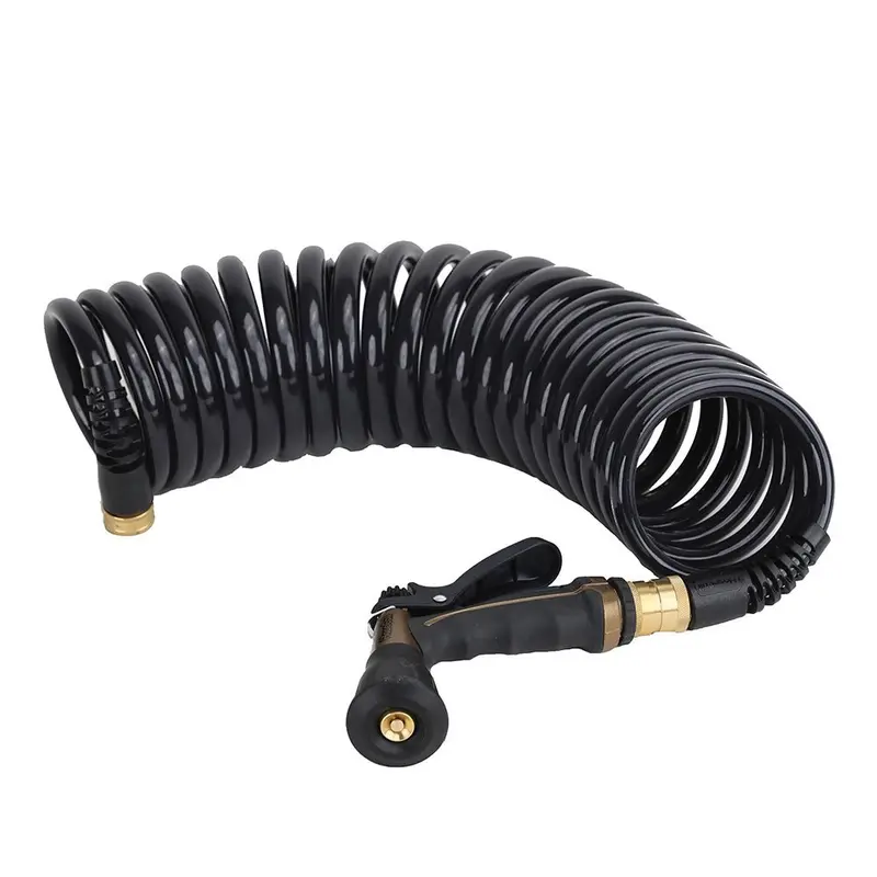 Hosecoil Commercial Pilot Pro 25' Hose Kit W/Boat Bumper Metal Body Nozzle [Cpp2501k] 1