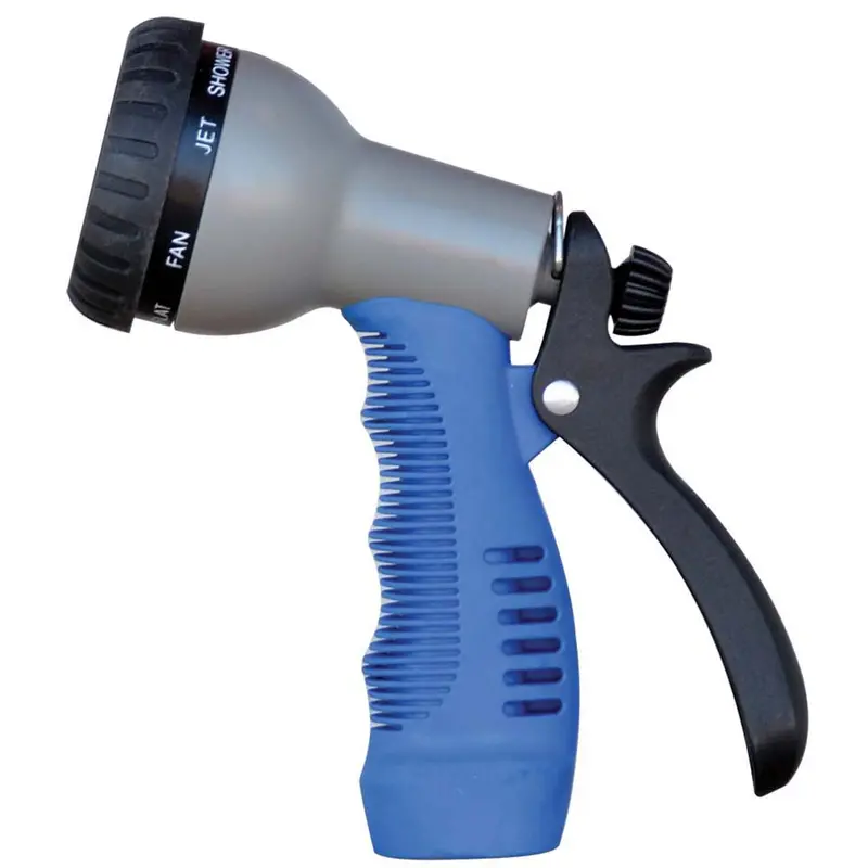 Hosecoil Rubber Tip Nozzle W/9 Pattern Adjustable Spray Head  Comfort Grip [Wn515] 1