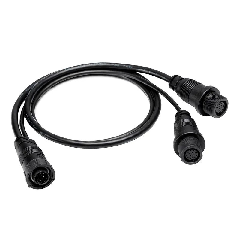 Humminbird 14 M Silr Y - Solix/Apex Side Imaging Left-Right Splitter Cable [720112-1] 1