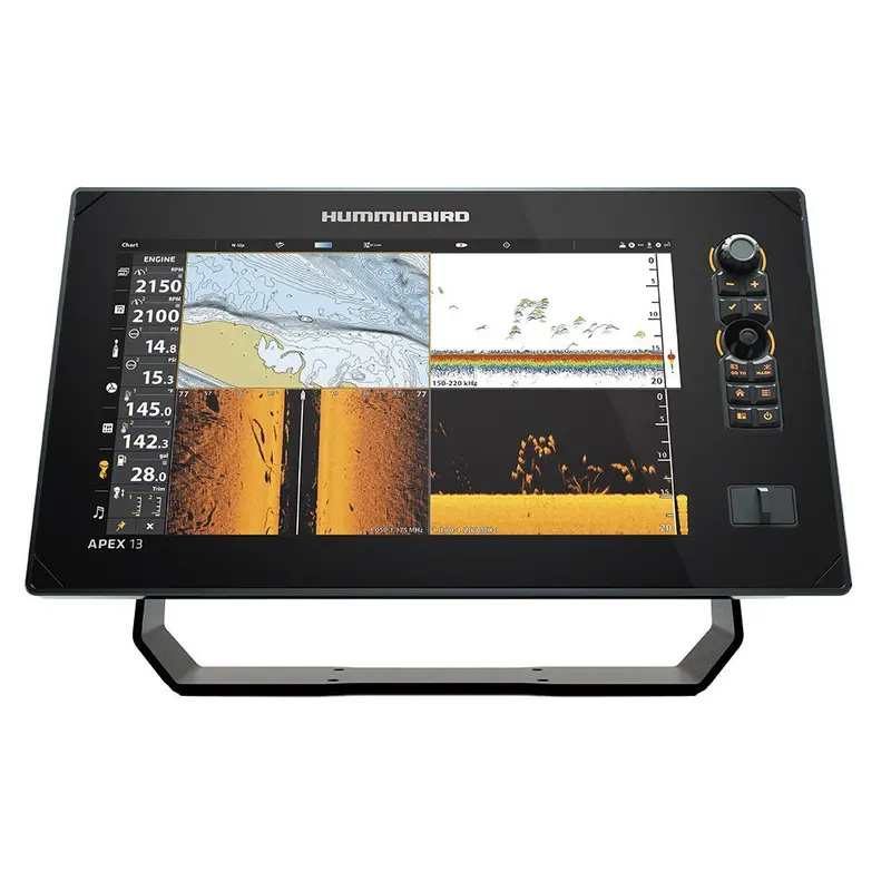 Humminbird Apex 13 Vx Msi+ Chartplotter/Fishfinder W/Transom Mount Transducer [411470-1Vx] 1