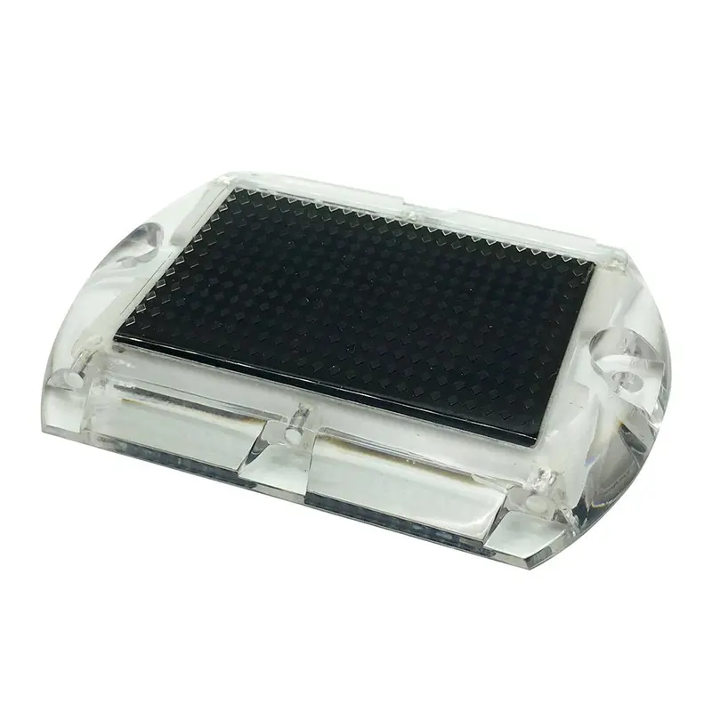 Hydro Glow 3.5" X 4.5" Rectangular Led Ultra Thin Solar Pathway Dock Light 2000K - Amber [S1a] 1