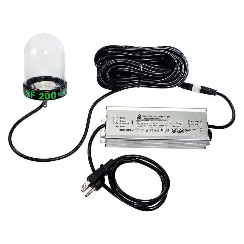 Hydro Glow Led Underwater Dock Light - 200W - 50 Cord - Blue [Sf200b] 1