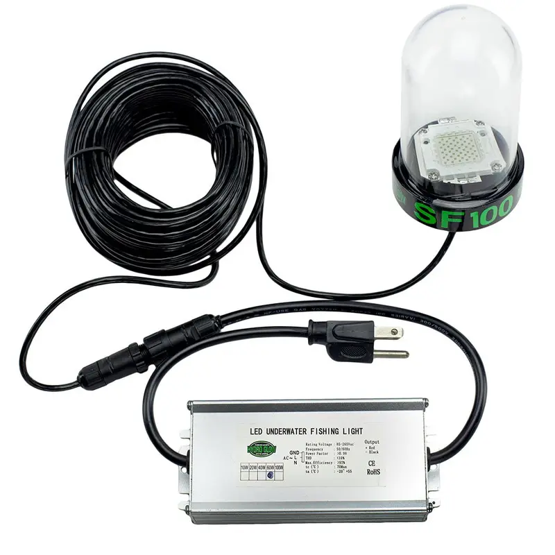 Hydro Glow Sf100b 100W/120Vac - Underwater Dock Light - Blue Anchored To Bottom [Sf100b] 1