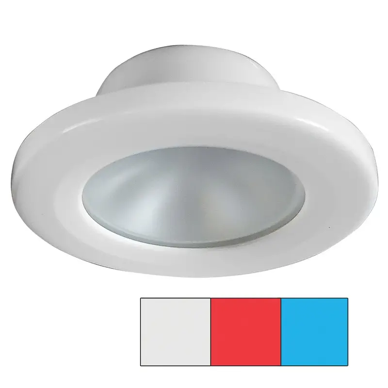 I2systems Apeiron A3120 Screw Mount Light - Red, Cool White & Blue - White Finish [A3120z-31Hae] 1