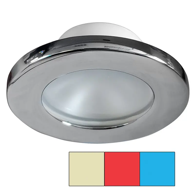 I2systems Apeiron A3120 Screw Mount Light - Red, Warm White  Blue - Chrome Finish [A3120z-11Hce] 1
