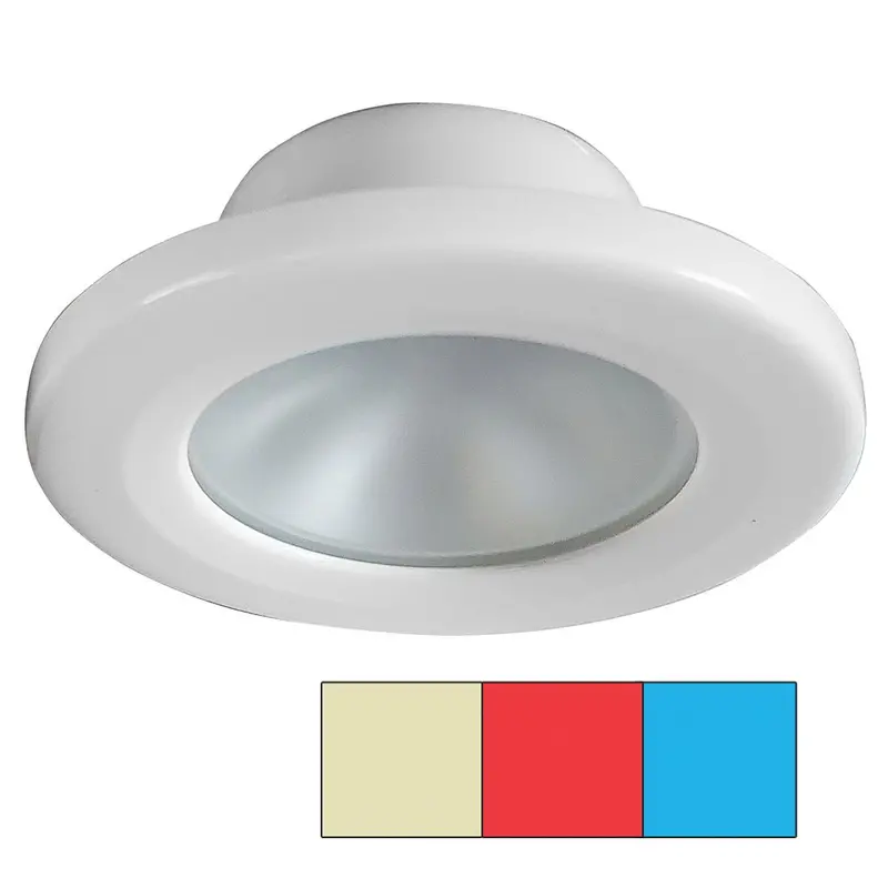 I2systems Apeiron A3120 Screw Mount Light - Red, Warm White  Blue - White Finish [A3120z-31Hce] 1