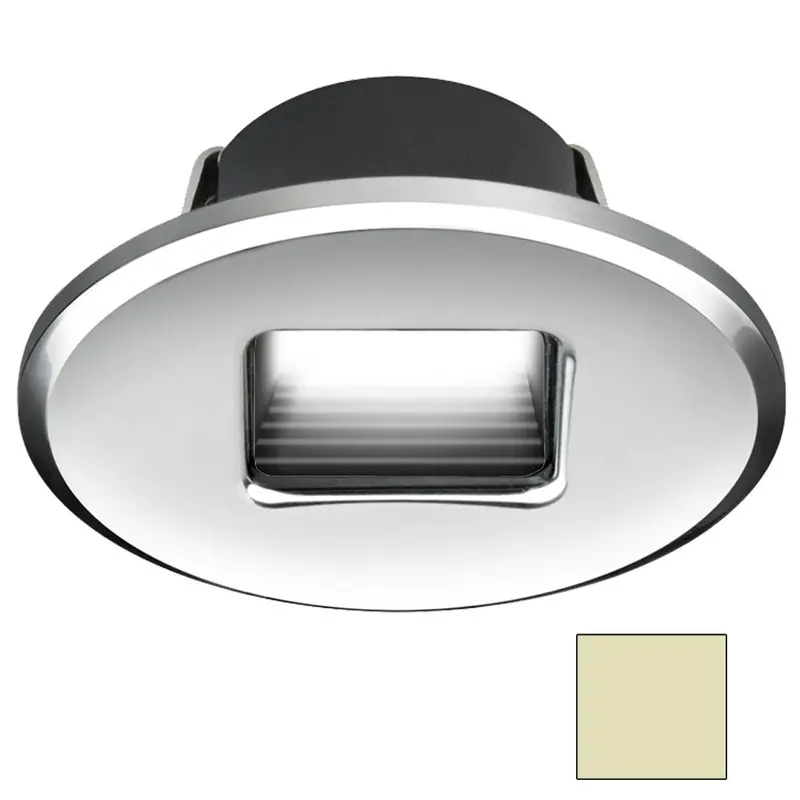 I2systems Ember E1150z Snap-In - Polished Chrome - Oval - Warm White Light [E1150z-13Cab] 1