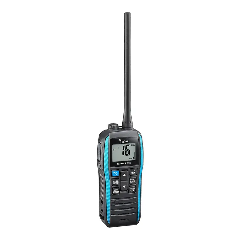 Icom Ic-M25 Evo Handheld Vhf Radio - Blue [M25 Evo Blue 71 Usa] 1
