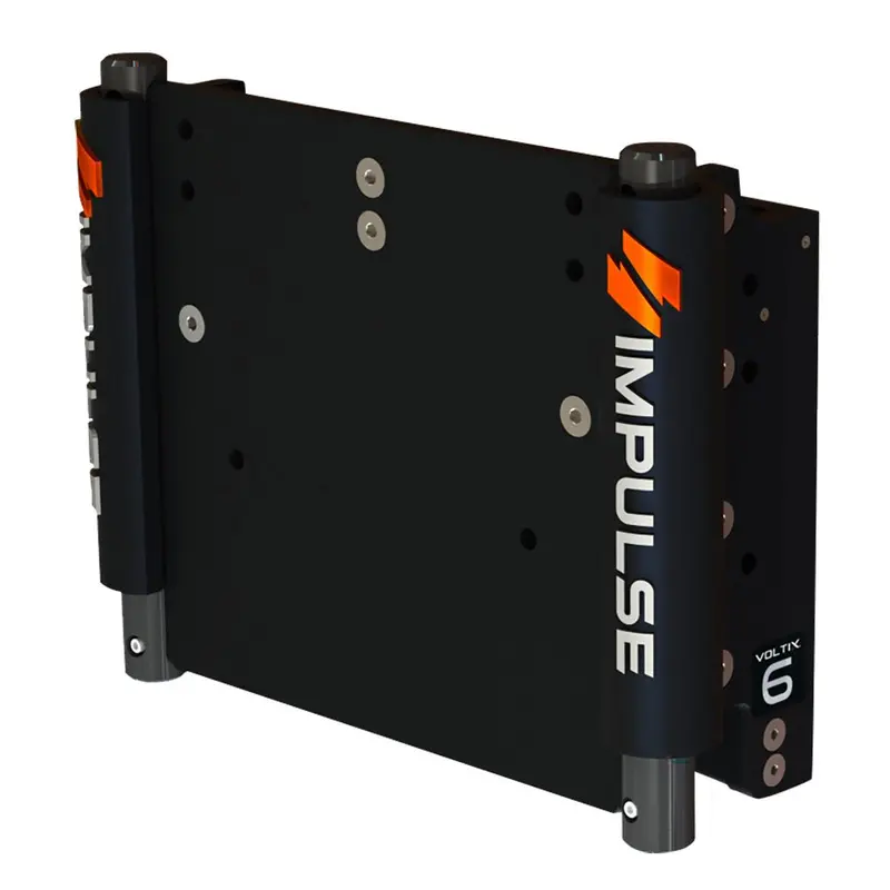 Impulse 6" Set Back Electric Jack Plate W/Standard Control - Black Anodize [75052-B] 1