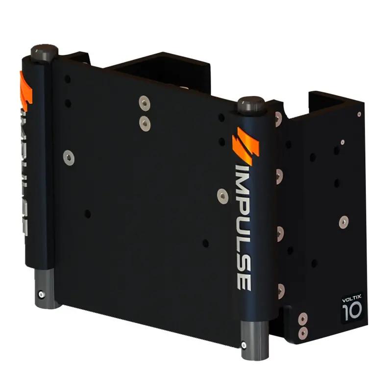 Impulse Xl 10" Set Back Electric Jack Plate W/Standard Control - Black Anodize [75073-B] 1