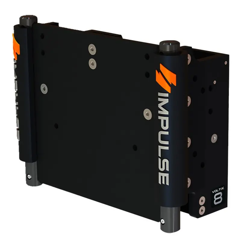 Impulse Xl 8" Set Back Electric Jack Plate W/Standard Control - Black Anodize [75063-B] 1