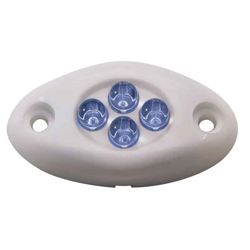 Innovative Lighting Courtesy Light - 4 Led Surface Mount - Blue Led/White Case [004-2100-7] 1