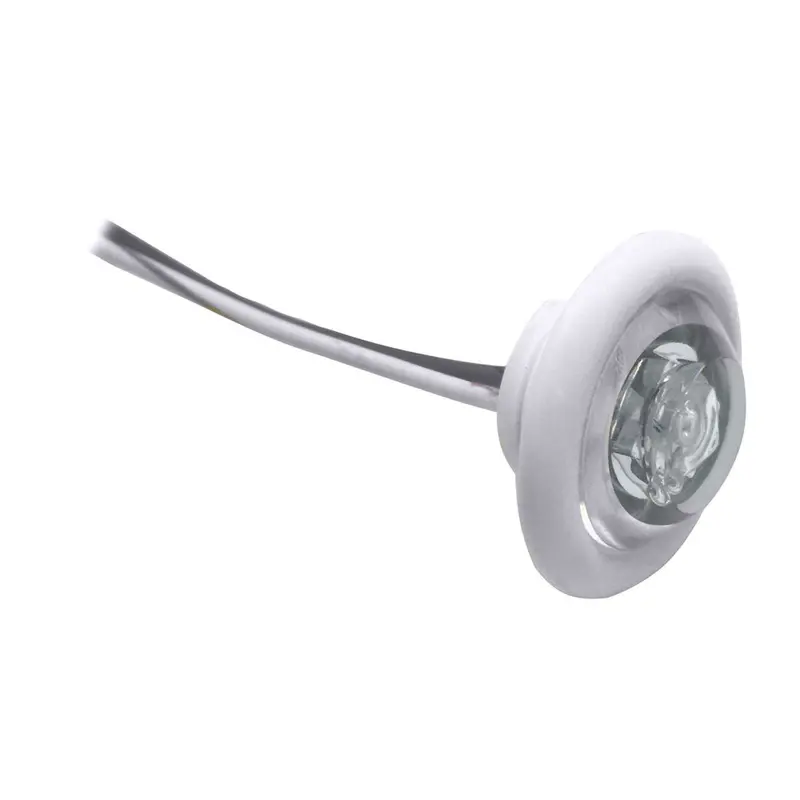 Innovative Lighting Led Bulkhead/Livewell Light "The Shortie" White Led W/ White Grommet [011-5540-7] 1