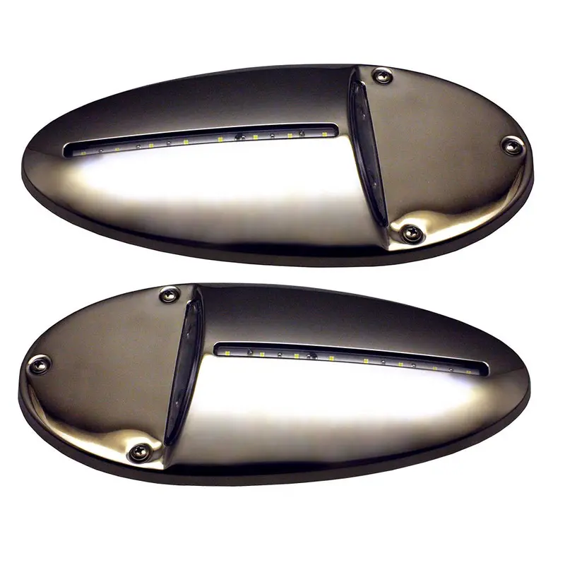 Innovative Lighting Led Docking Light- Mirrored Stainless Steel - Pair [585-0220-7] 1