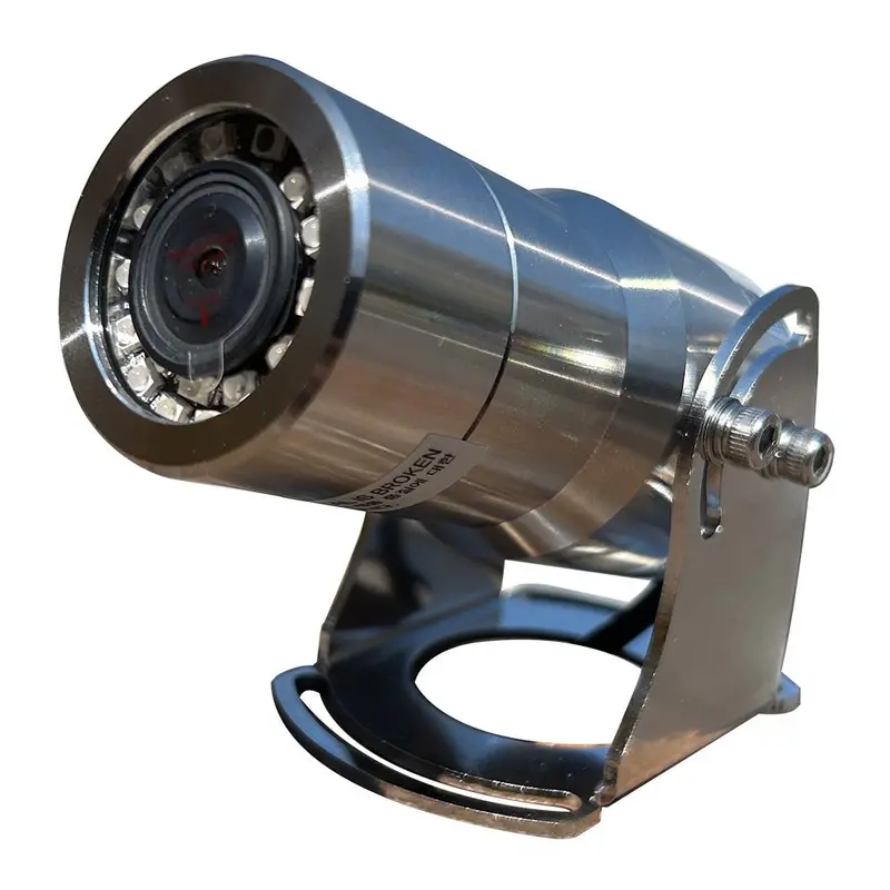 Iris 316 Stainless Steel Marine Camera  - Tvl - Wide Angle - Reversible - Nitrogen Purged - Infrared [Iris090] 1