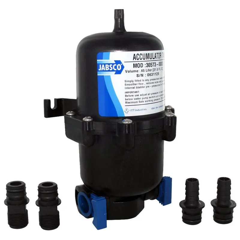 Jabsco .65L Mini Accumulator Tank W/Internal Bladder [30573-0003] 1