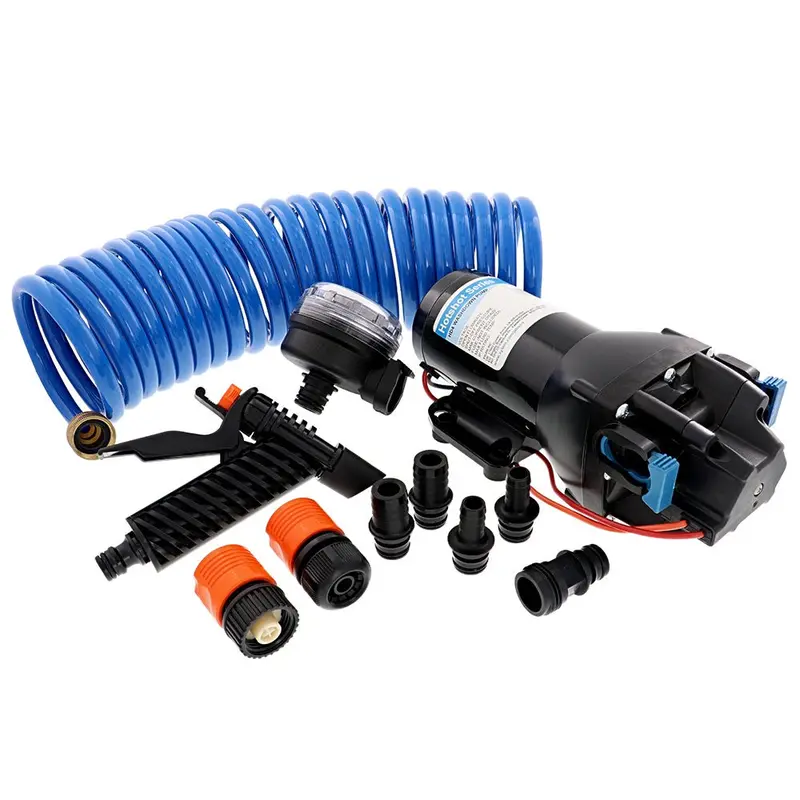 Jabsco Hotshot Hd4 Heavy Duty Washdown Pump W/25 Hosecoil - 12V - 4 Gpm - 60 Psi [Q401j-118N-4A] 1