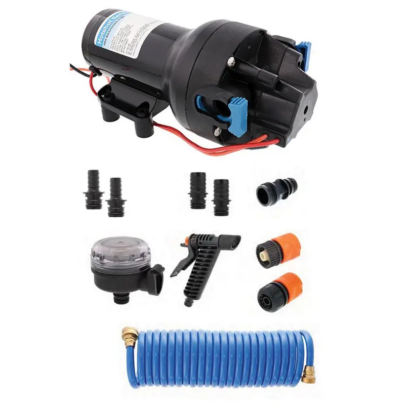Jabsco Hotshot Hd5 Heavy Duty Washdown Pump Kit W/25' Hosecoil - 12V - 5Gpm - 70Psi [P501j-119N-4A] 1