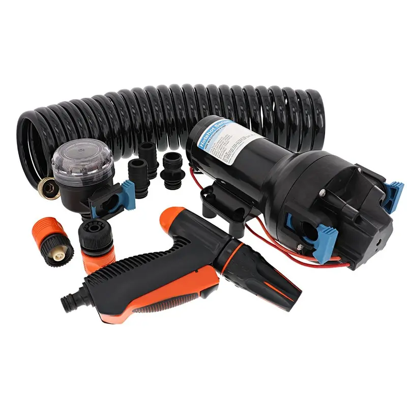 Jabsco Hotshot Hd6 Heavy Duty Washdown Pump W/25 Hosecoil - 12V - 6 Gpm - 70 Psi [P601j-219N-4A] 1