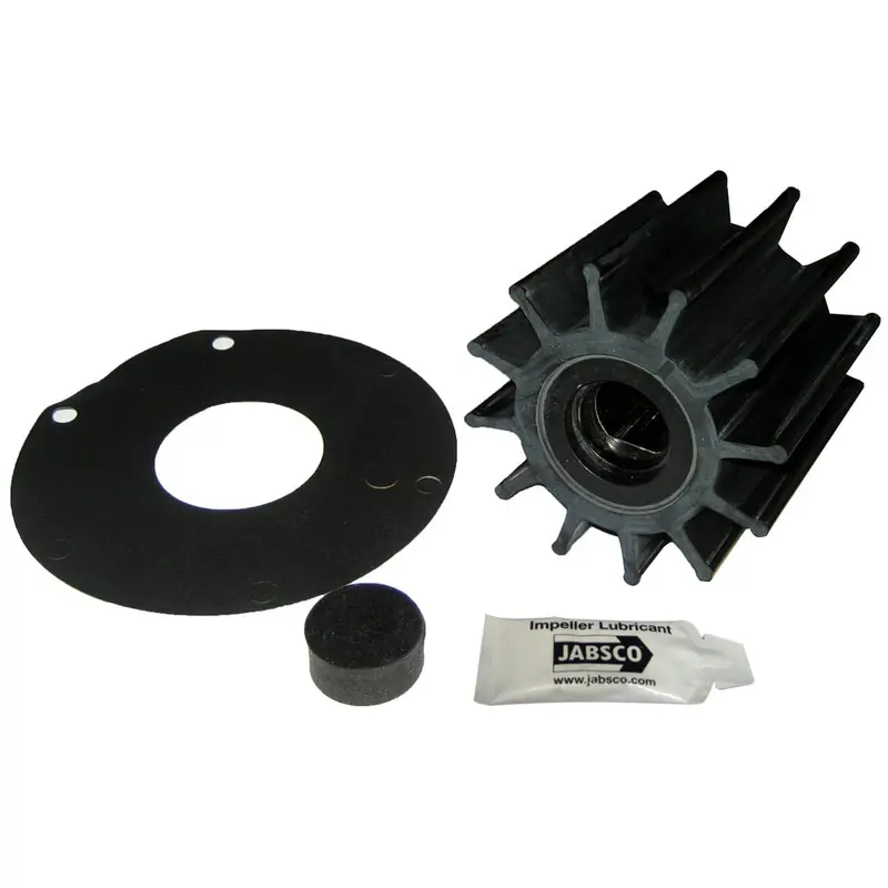 Jabsco Impeller Kit - 12 Blade - Neoprene - 3-" Diameter - Plastic Insert - Double Flat Drive [17370-0001-P] 1