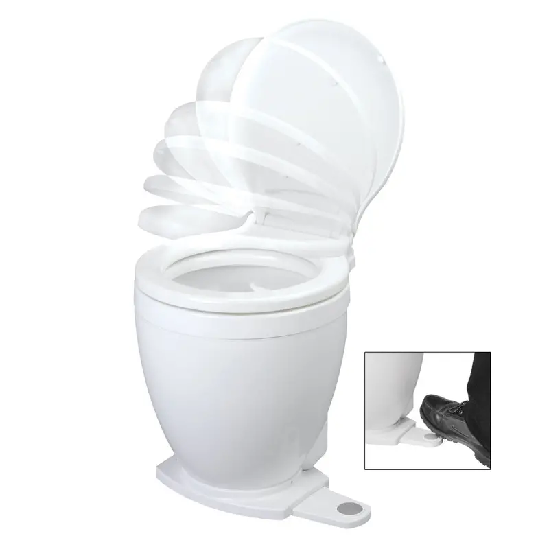 Jabsco Lite Flush Electric 12V Toilet W/Footswitch [58500-0012] 1