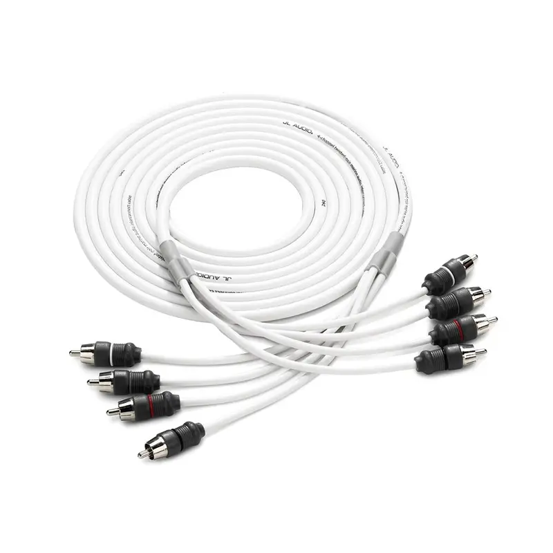 Jl Audio 4 Channel 12' Marine Audio Rca Cable - Xmd-Whtaic4-12 [010-13474-00] 1
