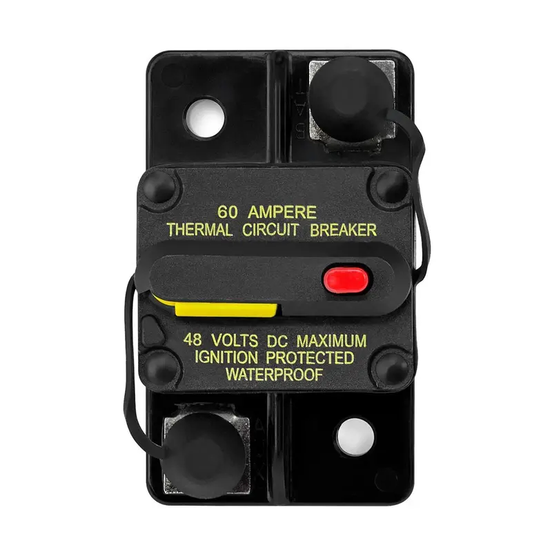 Jl Audio 60 Amp Resettable Circuit Breaker - Xmd-Mcb-60 [010-13684-00] 1
