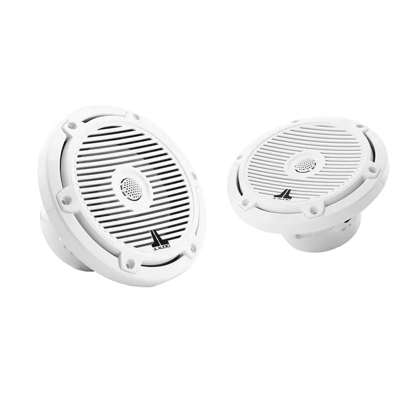 Jl Audio M3 Series 6.5" Marine Coaxial Speakers W/Gloss White Classic Grilles - M3-650X-C-Gw [010-03060-00] 1