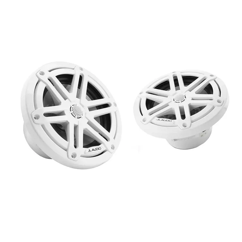 Jl Audio M3 Series 6.5" Marine Coaxial Speakers W/Gloss White Sport Grilles - M3-650X-S-Gw [010-03063-00] 1