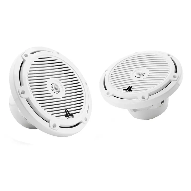 Jl Audio M3 Series 7.7" Marine Coaxial Speakers W/Gloss White Classic Grilles - M3-770X-C-Gw [010-03065-00] 1