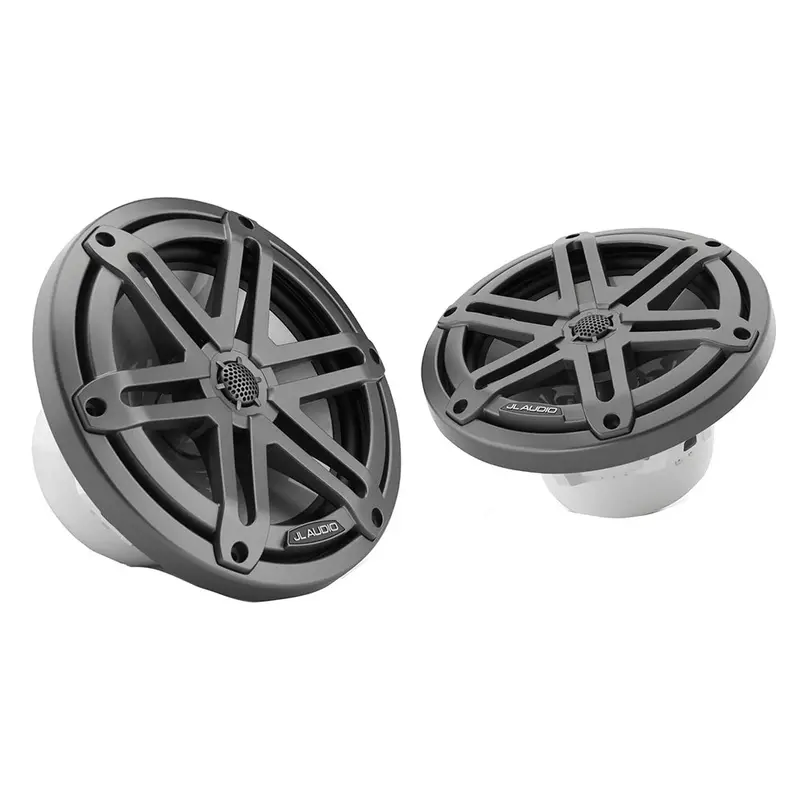 Jl Audio M3 Series 7.7" Marine Coaxial Speakers W/Grey Metallic Sport Grilles - M3-770X-S-Gm [010-03066-00] 1