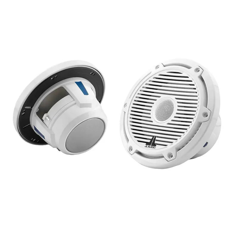 Jl Audio M6 Series 6.5" Marine Coaxial Speakers W/Gloss White Classic Grille - M6-650X-C-3Gw [010-03497-00] 1