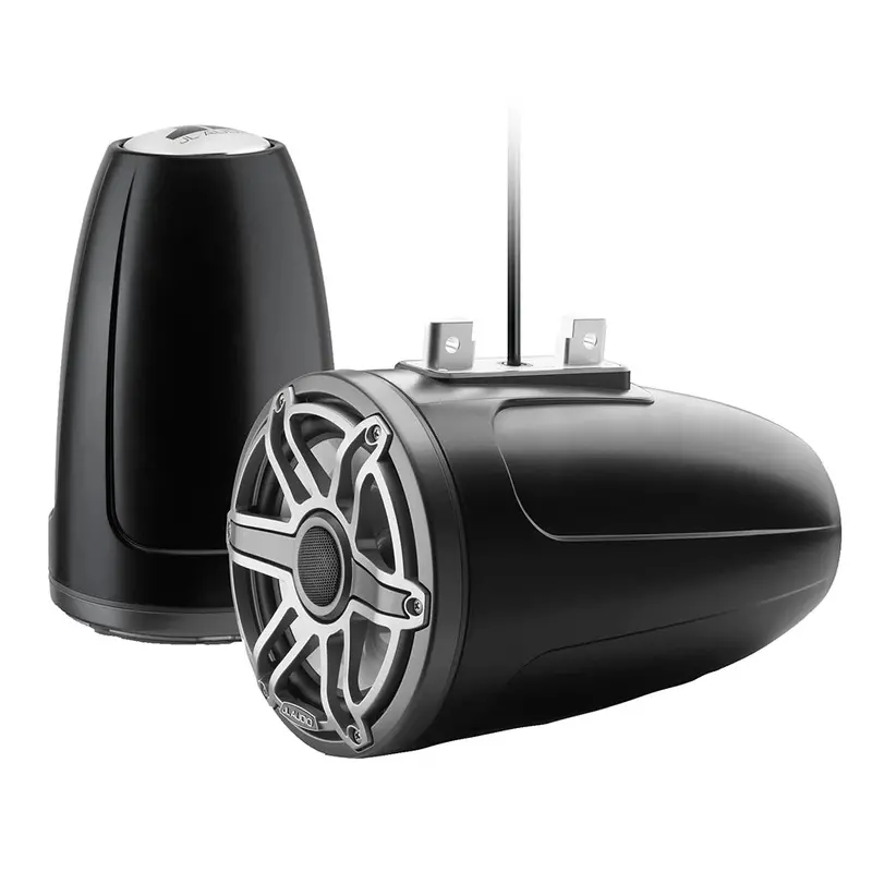 Jl Audio M6 Series 7.7" Enclosed Tower Coaxial System W/Titanium Sport Grille - M6-770Etxv3-Sb-S-Gmti [010-03279-00] 1
