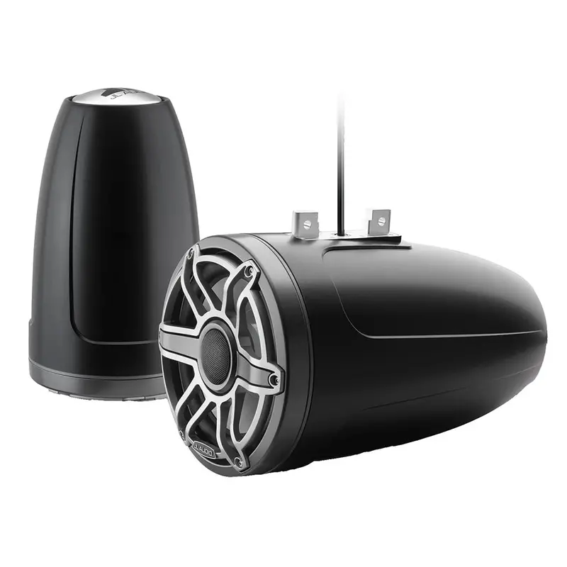 Jl Audio M6 Series 8.8" Enclosed Tower Coaxial System W/Titanium Sport Grille - M6-880Etxv3-Sb-S-Gmti [010-03284-00] 1