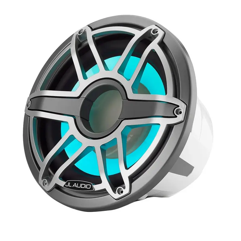 Jl Audio M7 12" Marine Subwoofer W/Titanium Sport Grille  Transflective Led Lighting - M7-12Ib-S-Gmti-I-4 [010-03289-00] 1