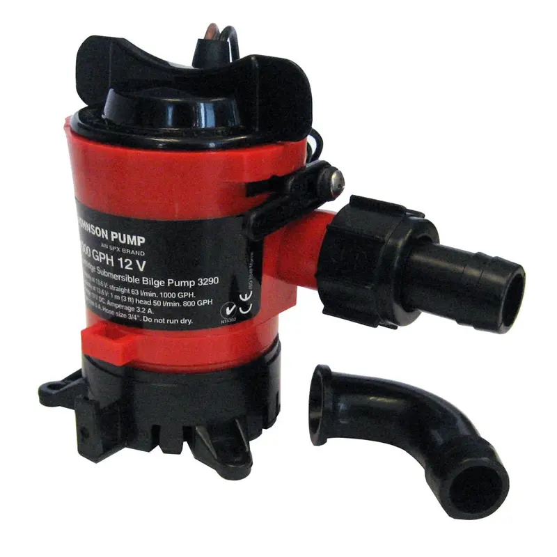 Johnson Pump 1000 Gph Bilge Pump 3/4" 12V Dura Ports [32903] 1