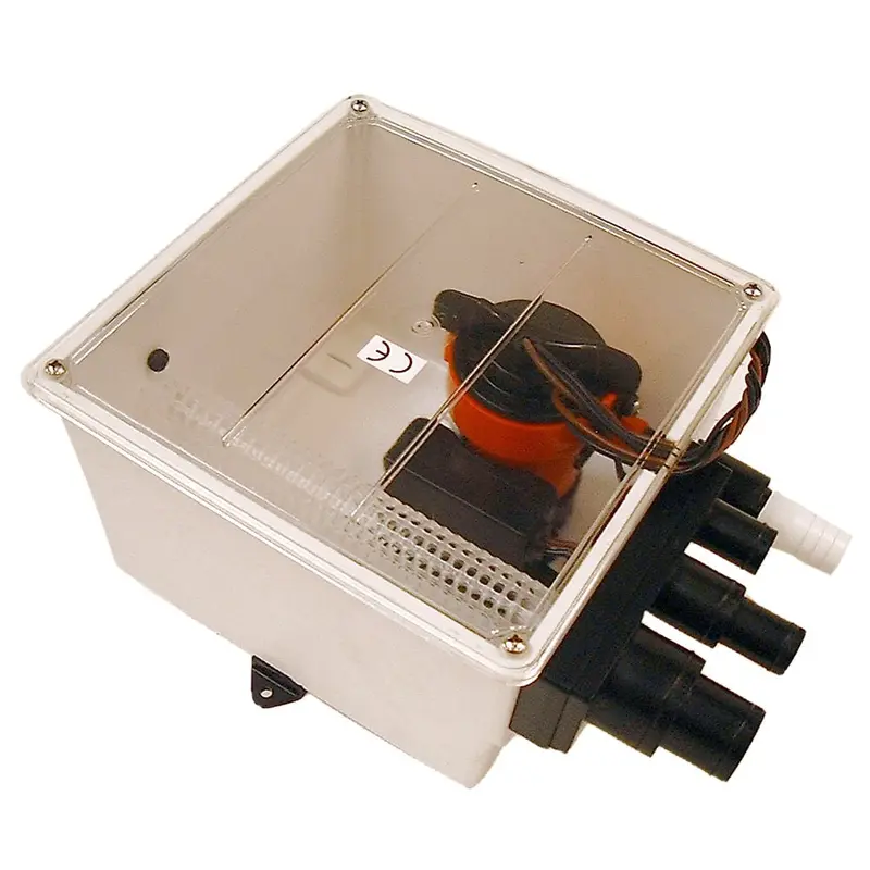 Johnson Pump 1000 Gph Multi Port Shower Sump Pump 12V W/Switch [57151] 1