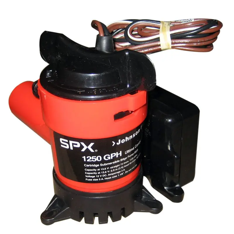 Johnson Pump 1250 Gph Ultima Combo Pump 1-1/8" Hose 12V [08203-00] 1