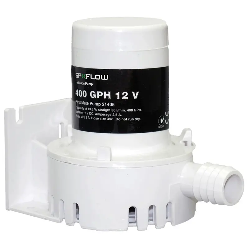 Johnson Pump 400 Gph 12V Bilge Pump - Barbed Port [Jp-21405] 1