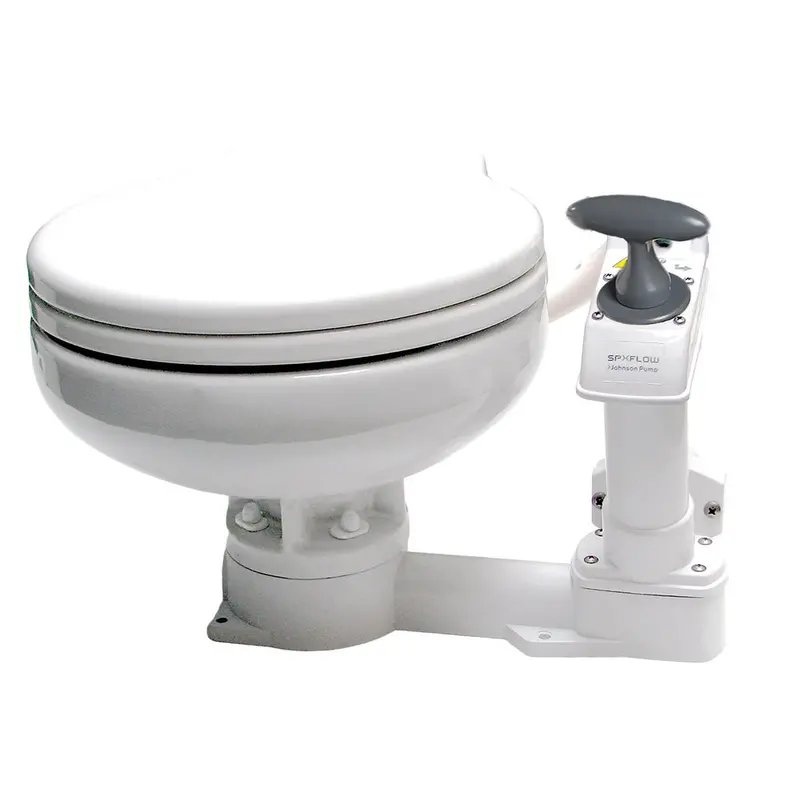 Johnson Pump Aquat Manual Marine Toilet - Super Compact [80-47625-01] 1