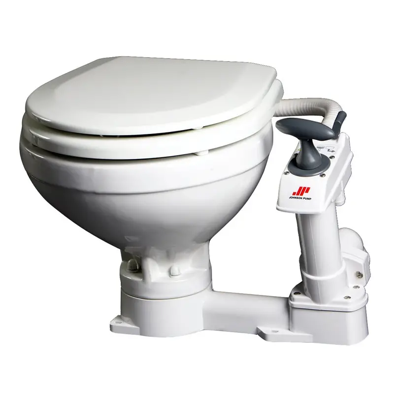 Johnson Pump Compact Manual Toilet [80-47229-01] 1