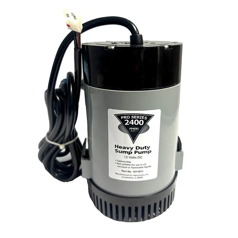 Johnson Pump Pro Series 2400 Gph Replacement Sump Pump - 12V - 2400Gph W/10' Lift, 1.5" Discharge [1011011] 1