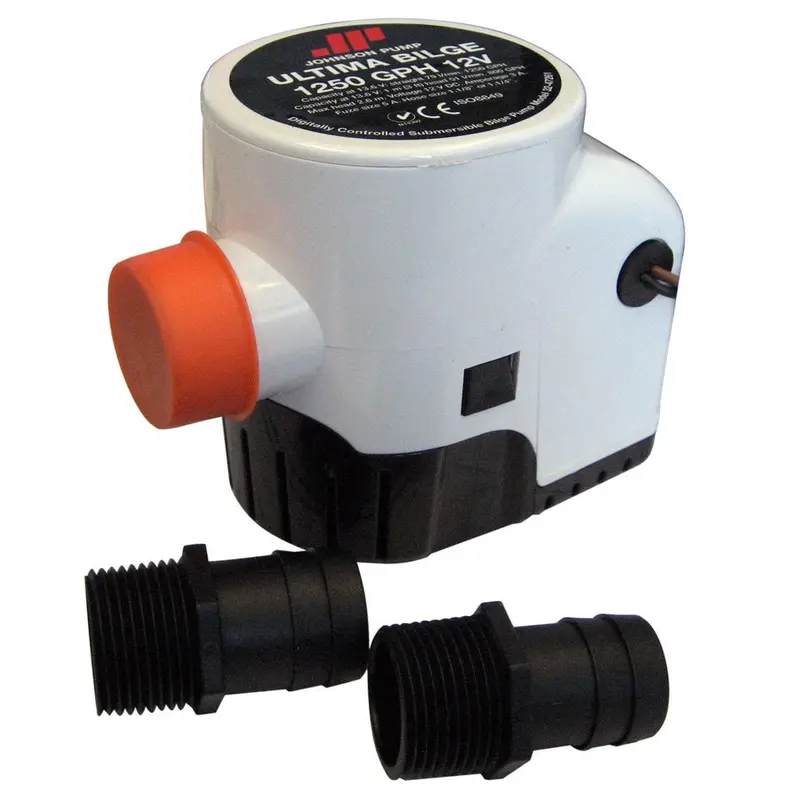 Johnson Pump Ultima Bilge 1250 Gph 1-1/8" & 1-1/4" Hose [32-47261-002] 1