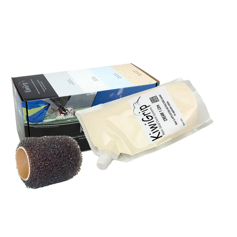 Kiwigrip 1 Liter Pouch - Cream W/4" Roller [Kg-1Cp-R] 1