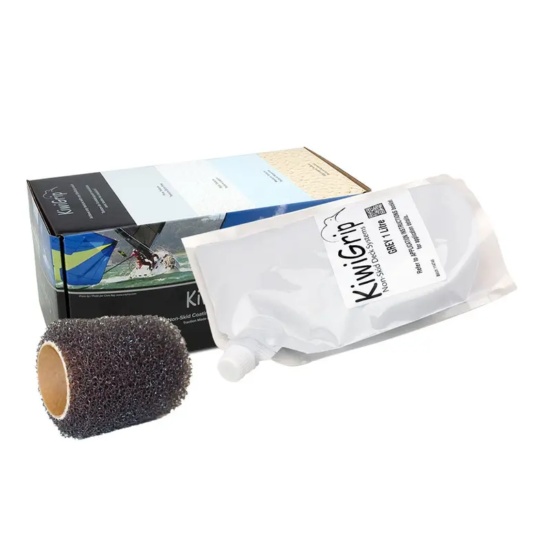 Kiwigrip 1 Liter Pouch - Grey W/4" Roller [Kg-1Gp-R] 1